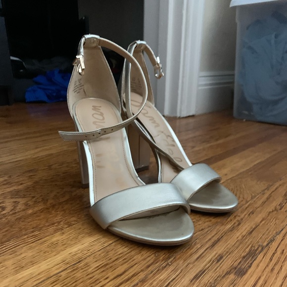 Sam Edelman Shoes - San Edelman Yaro Block Heel - Gold